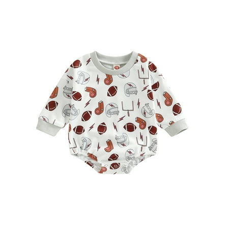 PDYLZWZY Infant Baby Girls Boys Spring Autumn Jumpsuit Cartoon Rugby Print Long Sleeve Romper Sweatshirt White 12-18 Months
PDYLZWZY Infant Baby Girls Boys Spring Autumn Jumpsuit Cartoon Rugby Print Long Sleeve Romper Sweatshirt White 12-18 Months