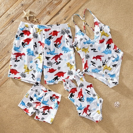 PatPat Cute Cartoon Dinosaur Print Family Matching Swimsuits One Piece Sizes Baby-Kids-Adult
PatPat Cute Cartoon Dinosaur Print Family Matching Swimsuits One Piece Sizes Baby-Kids-Adult