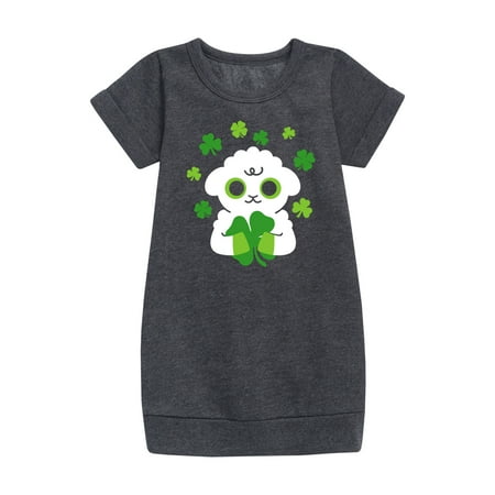 Instant Message - St. Patrick s Day - Sheep Holding a Shamrock - Toddler And Youth Girls Fleece Dress
Instant Message - St. Patrick s Day - Sheep Holding a Shamrock - Toddler And Youth Girls Fleece Dress