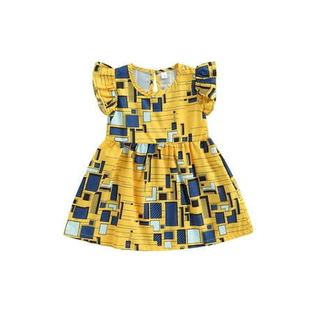 TheFound Toddler Girl Summer A-line Dress Kids Geometric Line Pattern Contrast Color Fly Sleeve Casual Dresses
TheFound Toddler Girl Summer A-line Dress Kids Geometric Line Pattern Contrast Color Fly Sleeve Casual Dresses