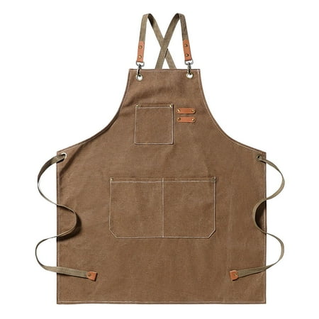 Fashion Chef Apron with Pockets Working Uniform Heavy Duty for Kitchen Work Brown
Fashion Chef Apron with Pockets Working Uniform Heavy Duty for Kitchen Work Brown
