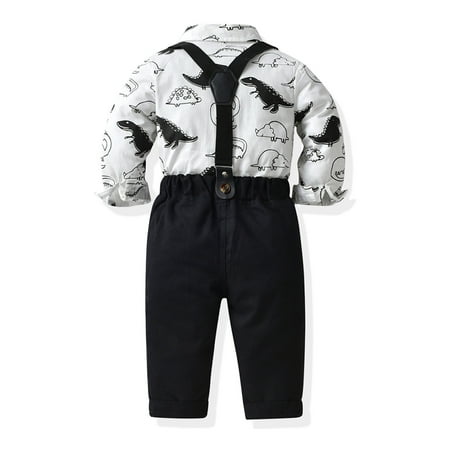 Cathalem Pack Baby Boy Toddler Boys Long Sleeve Cartoon Dinosaur Prints T Shirt Tops Pants Child Kids Gentleman 4 Piece Baby Boy Childrenscostume White 3-4 Years
Cathalem Pack Baby Boy Toddler Boys Long Sleeve Cartoon Dinosaur Prints T Shirt Tops Pants Child Kids Gentleman 4 Piece Baby Boy Childrenscostume White 3-4 Years