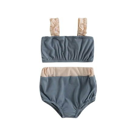 Bagilaanoe Toddler Baby Girls Swimsuits 2 Piece Bikinis Set Contrast Color Sleeveless Tank Tops + Shorts 6M 12M 18M 24M 3T 4T Kids Swimwear Bathing Suit Beachwear
Bagilaanoe Toddler Baby Girls Swimsuits 2 Piece Bikinis Set Contrast Color Sleeveless Tank Tops + Shorts 6M 12M 18M 24M 3T 4T Kids Swimwear Bathing Suit Beachwear