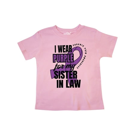 Inktastic Chronic Pain I Wear Purple For My Sister in Law Gift Toddler Boy or Toddler Girl T-Shirt
Inktastic Chronic Pain I Wear Purple For My Sister in Law Gift Toddler Boy or Toddler Girl T-Shirt