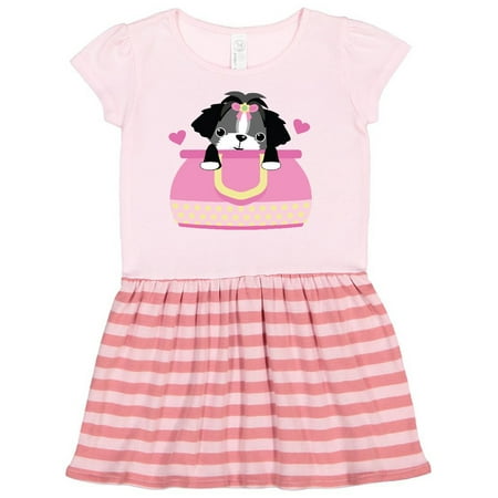 Inktastic Shih-Tzu Gift Toddler Girl Dress