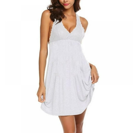 Forzero Nightgown Sexy Sleeveless Nighty for Women Sleepwear Comfy Slip Chemise Babydoll Lingerie Lace Lounge Dress
Forzero Nightgown Sexy Sleeveless Nighty for Women Sleepwear Comfy Slip Chemise Babydoll Lingerie Lace Lounge Dress