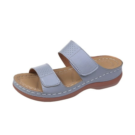 GNEIKDEING Ladies Solid Color Hollow Breathable Fish Mouth Wedge Sandals Gift on Clearance
GNEIKDEING Ladies Solid Color Hollow Breathable Fish Mouth Wedge Sandals Gift on Clearance