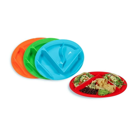 Jarratt Industries The Street Taco Plates Serving Trays with Stand Up Taco Holder Plastic Plate Set for Soft and Hard Shell Tacos Set of 4
Jarratt Industries The Street Taco Plates Serving Trays with Stand Up Taco Holder Plastic Plate Set for Soft and Hard Shell Tacos Set of 4