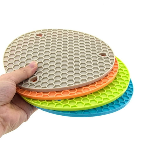 Happy date Insulation Mat Honeycomb Structure Pot Mat Silicone Pot Holders for Hot Pan and Pot Pads. Heat Resistant Counter Mats for Tables Placemats Countertops Spoon Rest and Large Coasters
Happy date Insulation Mat Honeycomb Structure Pot Mat Silicone Pot Holders for Hot Pan and Pot Pads. Heat Resistant Counter Mats for Tables Placemats Countertops Spoon Rest and Large Coasters