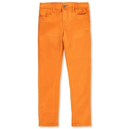 Dreamstar Girls Essential Twill Pants - orange 3t (Toddler)