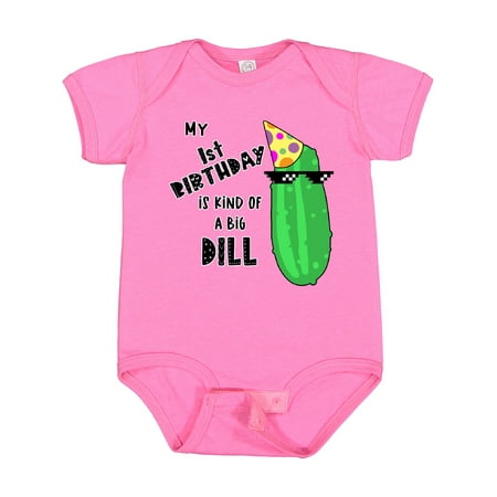 Inktastic My 1st Birthday is Kind of a Big Dill Pickle in Sunglasses Gift Baby Boy or Baby Girl Bodysuit
Inktastic My 1st Birthday is Kind of a Big Dill Pickle in Sunglasses Gift Baby Boy or Baby Girl Bodysuit