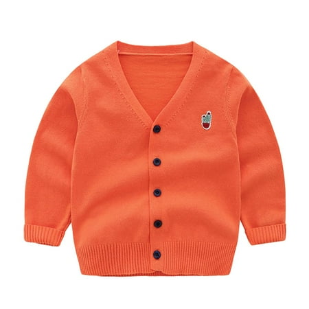 URMAGIC Baby Boys Cardigan Sweater V-Neck Toddler Knit Button up Knitted Pattern Pullover Sweatshirt 2-8 Years
URMAGIC Baby Boys Cardigan Sweater V-Neck Toddler Knit Button up Knitted Pattern Pullover Sweatshirt 2-8 Years