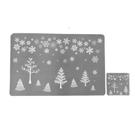 Christmas Placemats Set of 6 PVC Place Mat for Dining Table Easy to Clean Heat Insulation Mats
Christmas Placemats Set of 6 PVC Place Mat for Dining Table Easy to Clean Heat Insulation Mats