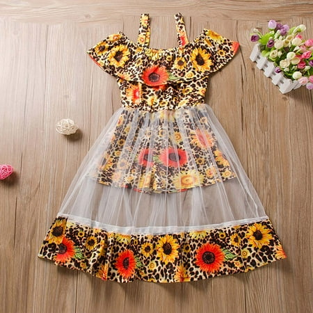Leutsin Girls Suspender Jumpsuit Spring Summer Sunflower Fancy Mesh Dress Kids Clothes
Leutsin Girls Suspender Jumpsuit Spring Summer Sunflower Fancy Mesh Dress Kids Clothes