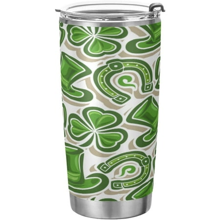 St. Patrick Hat Clover 20oz Tumbler with Lid and Straw Vacuum Insulated Stainless Steel Water Cup Hot and Cold Drink Cup for Car Sports Household Travel122
St. Patrick Hat Clover 20oz Tumbler with Lid and Straw Vacuum Insulated Stainless Steel Water Cup Hot and Cold Drink Cup for Car Sports Household Travel122