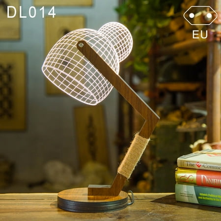 3D LED Dimmable Bed Light Table Desk Reading Wood Lamp Night Light Home Decor DL014 EU Plug
3D LED Dimmable Bed Light Table Desk Reading Wood Lamp Night Light Home Decor DL014 EU Plug