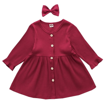 ZMHEGW Baby Girl Clothes Autumn Winter Long Sleeve Ribbed Dress Princess Dress Headbands Fall Outfits 6-12 Months
ZMHEGW Baby Girl Clothes Autumn Winter Long Sleeve Ribbed Dress Princess Dress Headbands Fall Outfits 6-12 Months