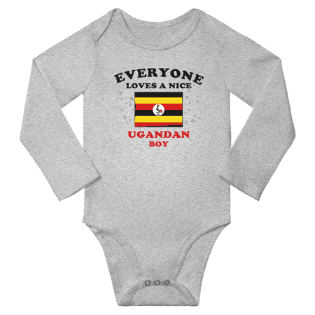 Everyone Loves a Nice Ugandan Boy Baby Long Slevve Bodysuit Outfits (Gray 3-6 Months)
Everyone Loves a Nice Ugandan Boy Baby Long Slevve Bodysuit Outfits (Gray 3-6 Months)