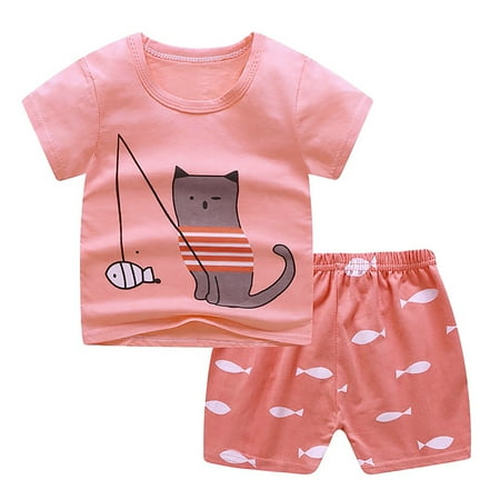 LYXSSBYX Toddler Girl Pajamas 2 Piece Clearance Toddler Child Baby Boys Girls Short Sleeve Cartoon Tops Shirt+Pants Outfits Set
LYXSSBYX Toddler Girl Pajamas 2 Piece Clearance Toddler Child Baby Boys Girls Short Sleeve Cartoon Tops Shirt+Pants Outfits Set