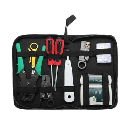Network Ethernet Cable Test Tool - Crimper Crimping Tool Set - Network Cable Repair -Maintenance Tool Set
Network Ethernet Cable Test Tool - Crimper Crimping Tool Set - Network Cable Repair -Maintenance Tool Set