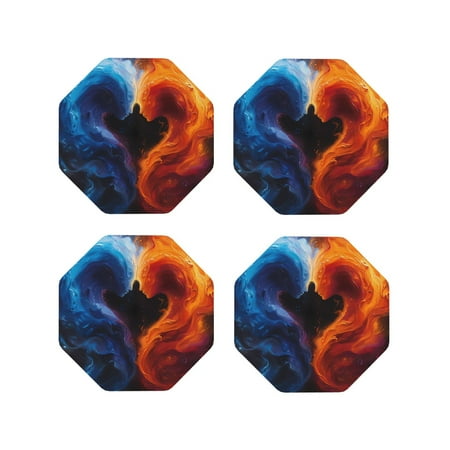 Kdxio Red And Blue Abstract Funny Coasters 4 Pcs Leather Coasters Housewarming Gifts Protect Furniture from Water Marks Scratch and Damage
Kdxio Red And Blue Abstract Funny Coasters 4 Pcs Leather Coasters Housewarming Gifts Protect Furniture from Water Marks Scratch and Damage