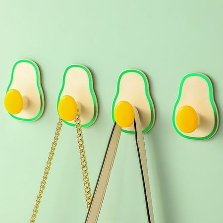 WYFCFF Towel Hook 2Pcs/Set Cute Avocado Shape Wall Hook Punch-Free Self-Adhesive Removable Hanger for Hat Towel Clothes in Bathroom or Door
WYFCFF Towel Hook 2Pcs/Set Cute Avocado Shape Wall Hook Punch-Free Self-Adhesive Removable Hanger for Hat Towel Clothes in Bathroom or Door
