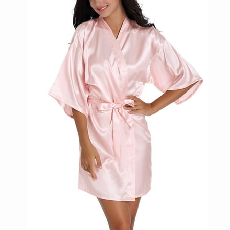 Homgro Women s Satin Robe Sexy Short Silk Bath Robe Soft Comfy Lightweight Short Sleeve Sleeping Bathrobe Thin Summer Kimono Robe Wedding Party Bride Bridesmaid Sleepwear Light Pink XX-Large
Homgro Women s Satin Robe Sexy Short Silk Bath Robe Soft Comfy Lightweight Short Sleeve Sleeping Bathrobe Thin Summer Kimono Robe Wedding Party Bride Bridesmaid Sleepwear Light Pink XX-Large