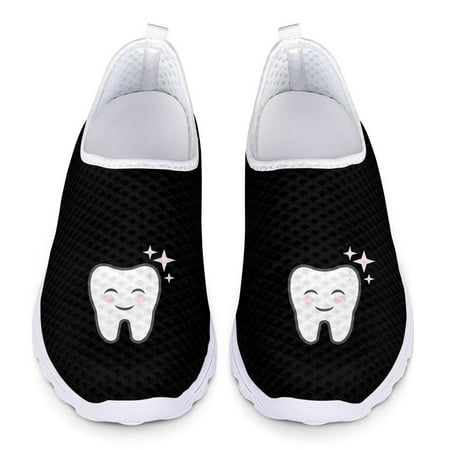 Cute Tooth Dentist Pattern Woman Flats Casual Shoes for Women Luxury Designer Slip on Mesh Ladies Sneaker Summer Loafers 2024
Cute Tooth Dentist Pattern Woman Flats Casual Shoes for Women Luxury Designer Slip on Mesh Ladies Sneaker Summer Loafers 2024