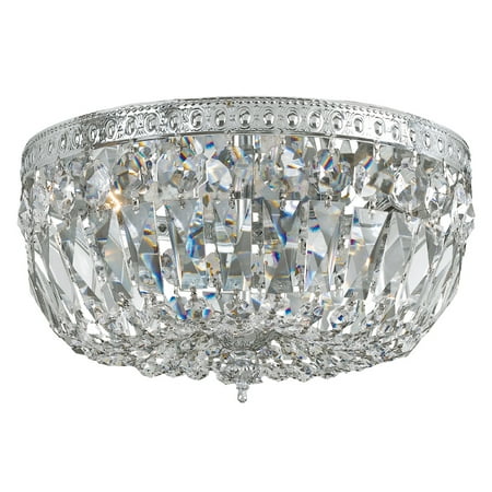 

Crystorama Lighting Group 712-Cl Richmond 3 Light 12 Wide Flush Mount Bowl Ceiling