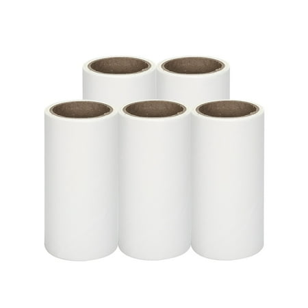 NUOLUX 5 Pcs 60 Sheets Tearable Sticky Paper Cleaning Tape for Pet Hair Remover Rollers - 10cm
NUOLUX 5 Pcs 60 Sheets Tearable Sticky Paper Cleaning Tape for Pet Hair Remover Rollers - 10cm