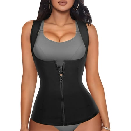 Nebility Waist Trainer for Women Shapewear Tummy Control Corset Body Shaper Cincher Vest Zipper Tank Top(Black Medium)
Nebility Waist Trainer for Women Shapewear Tummy Control Corset Body Shaper Cincher Vest Zipper Tank Top(Black Medium)