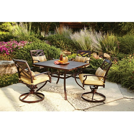 Better Homes and Gardens Sonoma Falls Faux Cherry Wood 5-Piece Dining Set, Box 1 of 2