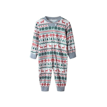 LisenraIn Xmas Family Kids Adult Matching Christmas Pajamas Set Nightwear