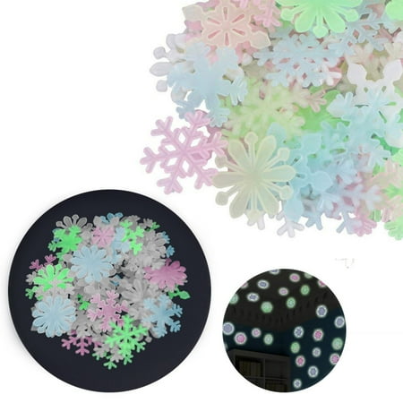 Luminous Snowflake Wall Stickers Fluorescent Ceiling Decals Creative DIY Christmas Decoration for Home Bedroom Green
Luminous Snowflake Wall Stickers Fluorescent Ceiling Decals Creative DIY Christmas Decoration for Home Bedroom Green