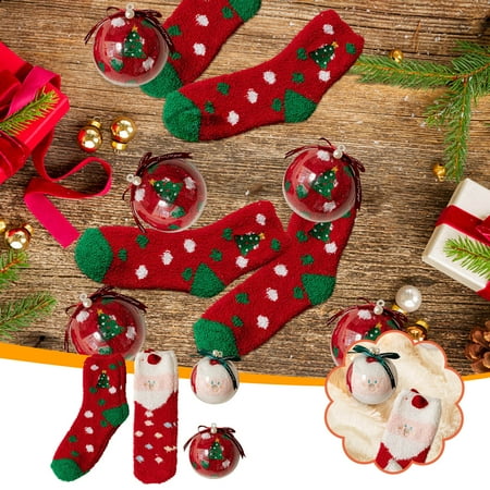 Zedker Christmas Ball Coral Fleece Socks Gift Box Christmas Gift Thickened Cartoon Sleep Socks Clearance
Zedker Christmas Ball Coral Fleece Socks Gift Box Christmas Gift Thickened Cartoon Sleep Socks Clearance