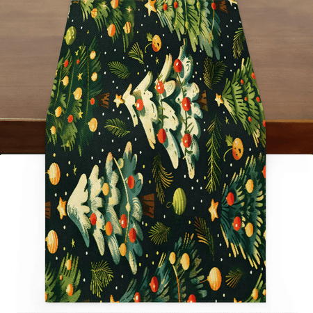 Qzaxky Table Runner Boho Table Runner Christmas Ball Shining Holly Tree Bohemian Boho Outdoor Table Runner Decoration for Indoor Outdoor Home Dinner Party Wedding Decor 13 x 72 Inch
Qzaxky Table Runner Boho Table Runner Christmas Ball Shining Holly Tree Bohemian Boho Outdoor Table Runner Decoration for Indoor Outdoor Home Dinner Party Wedding Decor 13 x 72 Inch