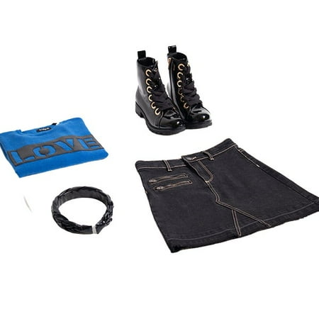KIDPIK Girls Love Sweater Denim Skirt Combat Boot And Headband Outfit Set 4-Piece Size: 2 - 16
KIDPIK Girls Love Sweater Denim Skirt Combat Boot And Headband Outfit Set 4-Piece Size: 2 - 16