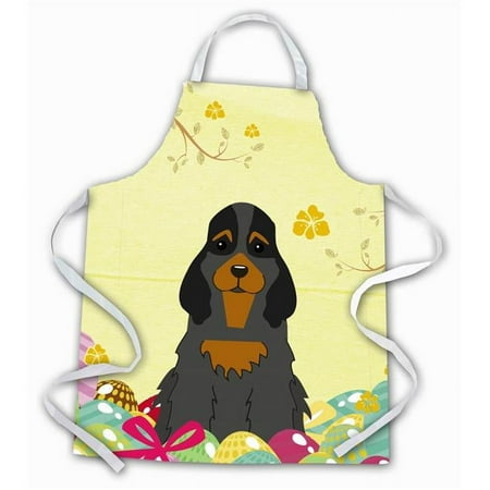 Easter Eggs Cocker Spaniel Black Tan Apron