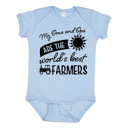 Inktastic My Oma and Opa Are the World s Best Farmers Tractor Design Gift Baby Boy or Baby Girl Bodysuit
Inktastic My Oma and Opa Are the World s Best Farmers Tractor Design Gift Baby Boy or Baby Girl Bodysuit