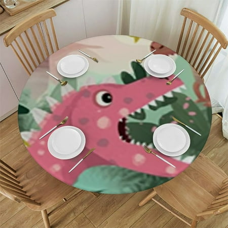 Cute Dinosaurs Round Fitted Tablecloth with Elastic Edge Table Cloth for Indoor Outdoor Patio Picnic Camping Party Dinner
Cute Dinosaurs Round Fitted Tablecloth with Elastic Edge Table Cloth for Indoor Outdoor Patio Picnic Camping Party Dinner
