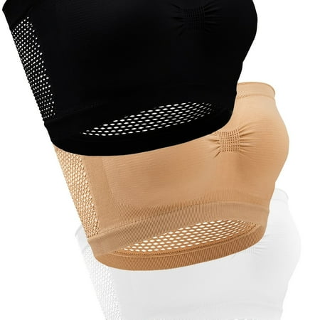 3 Pack Plus Size Ruched Solid Color Strapless Breathable Bra Women‘s Plus Slight Stretch Tube Top 3pcs Set
3 Pack Plus Size Ruched Solid Color Strapless Breathable Bra Women‘s Plus Slight Stretch Tube Top 3pcs Set