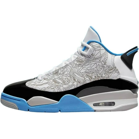 Jordan Mens Dub Zero Basketball Shoes White/University Blue-black 7.5