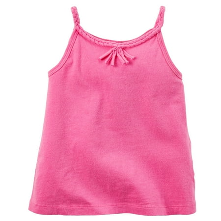 Carters Baby Clothing Outfit Girls Neon Braided Tassel Tank Pink