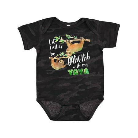 Inktastic Id Rather Be Hanging with My Yaya- Cute Sloths Gift Baby Boy or Baby Girl Bodysuit
Inktastic Id Rather Be Hanging with My Yaya- Cute Sloths Gift Baby Boy or Baby Girl Bodysuit