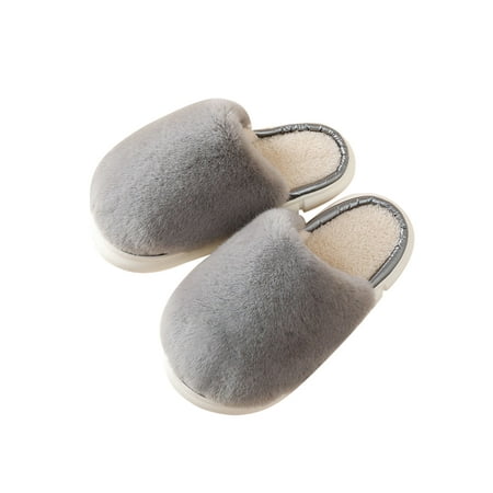Woobling Womens Non-slip Plush Clog Slipper Platform Home Shoe Bedroom Casual Fuzzy Warm Slippers Gray 9.5-10
Woobling Womens Non-slip Plush Clog Slipper Platform Home Shoe Bedroom Casual Fuzzy Warm Slippers Gray 9.5-10