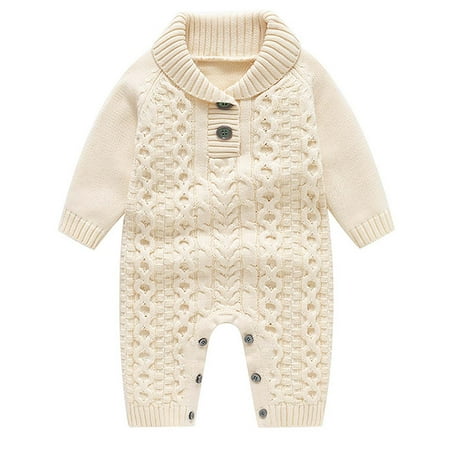 Newborn Baby Boy Girl Romper Long Sleeve Outfits Jumpsuit Clothes Bodysuit One-Piece Romper Newborn Pajamas Beige 0-3 Months
Newborn Baby Boy Girl Romper Long Sleeve Outfits Jumpsuit Clothes Bodysuit One-Piece Romper Newborn Pajamas Beige 0-3 Months