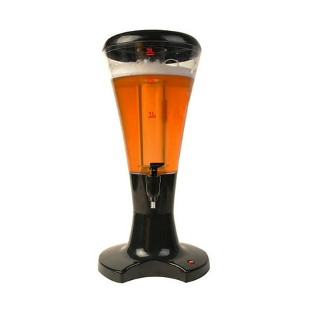 3L Tabletop Wine Beer Tower Beverage Juice Dispenser with LED Colorful Shinning Lights (Black)
3L Tabletop Wine Beer Tower Beverage Juice Dispenser with LED Colorful Shinning Lights (Black)