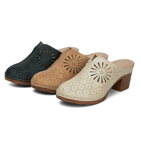 Cathalem Very G Sandals for Women Women s Hollow Out Large High Heeled Thick Soled Comfortable Casual Sandals Sandal Brown 7
Cathalem Very G Sandals for Women Women s Hollow Out Large High Heeled Thick Soled Comfortable Casual Sandals Sandal Brown 7