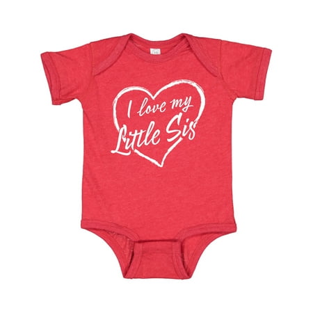 Inktastic I Love My Little Sis in White Chalk Heart Gift Baby Boy or Baby Girl Bodysuit
Inktastic I Love My Little Sis in White Chalk Heart Gift Baby Boy or Baby Girl Bodysuit