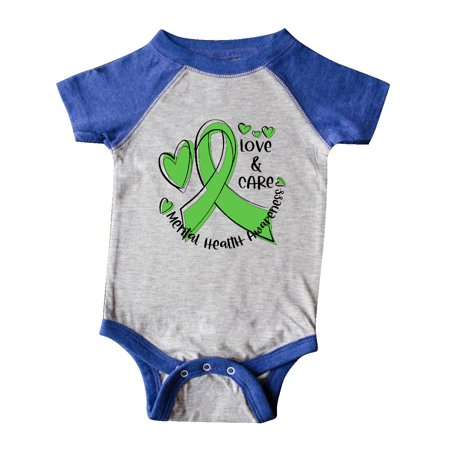 Inktastic Love and Care Mental Health Awareness Green Ribbon Gift Baby Boy or Baby Girl Bodysuit
Inktastic Love and Care Mental Health Awareness Green Ribbon Gift Baby Boy or Baby Girl Bodysuit